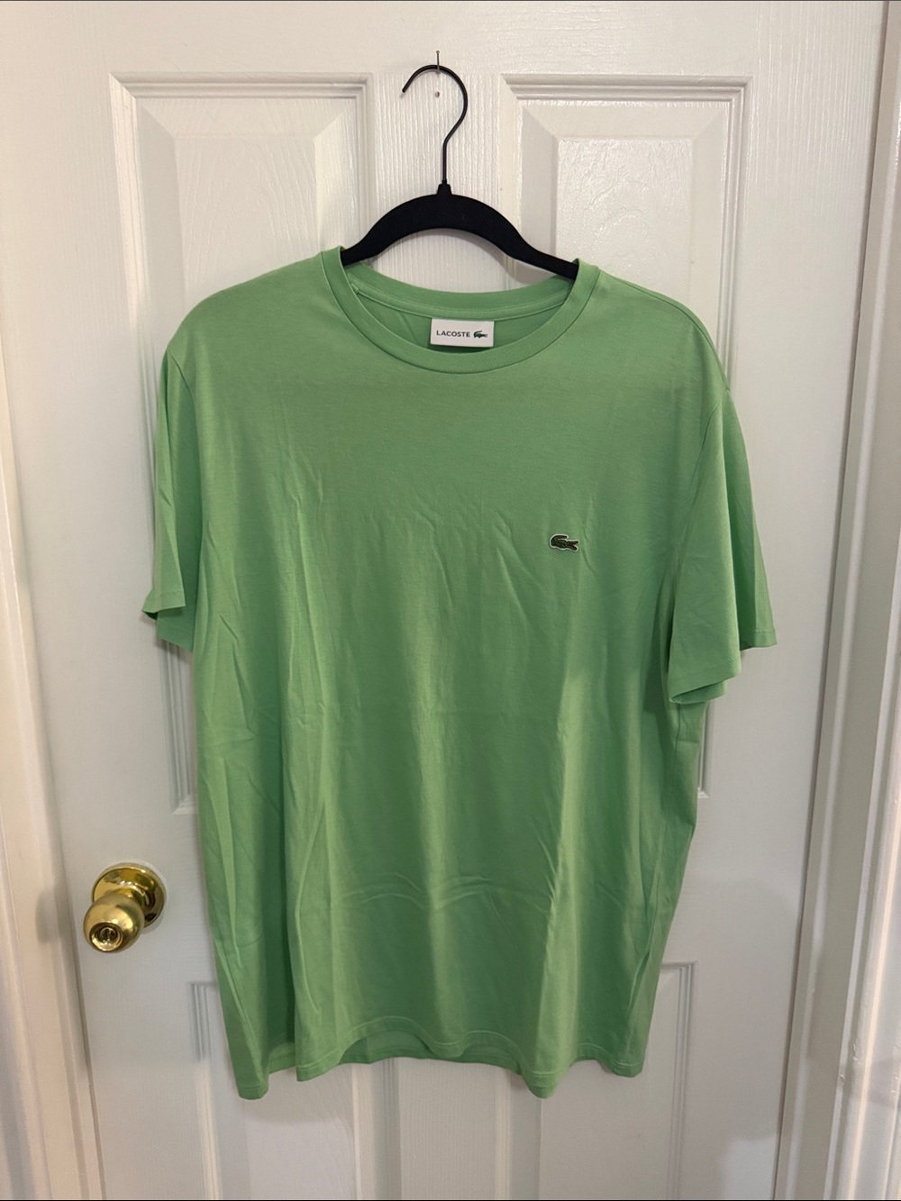 Lacoste Short Sleeve Crew Tee in Mint Green
